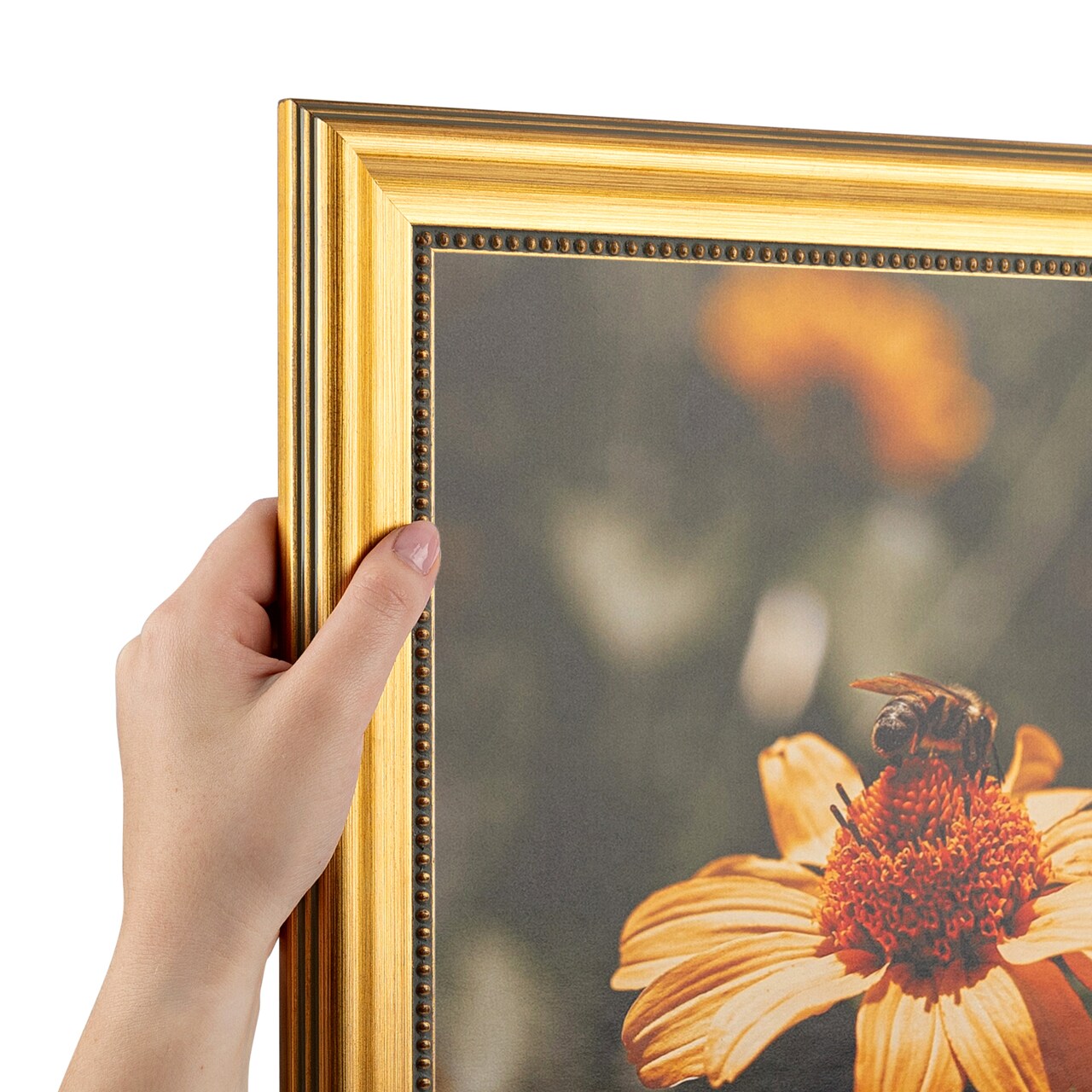 ArtToFrames 11x17 Inch Picture Frame, This 1.25 Inch Custom Wood Poster Frame is Available in Multiple Colors, Great for Your Art or Photos - Comes with Regular Glass and Corrugated Backing (A101HI)